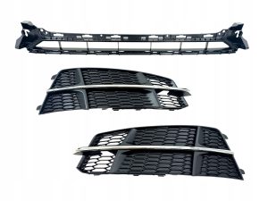 Prawa + lewa + środkowa atrapa kratka Audi A6 S-Line Lift C7 2014–2018