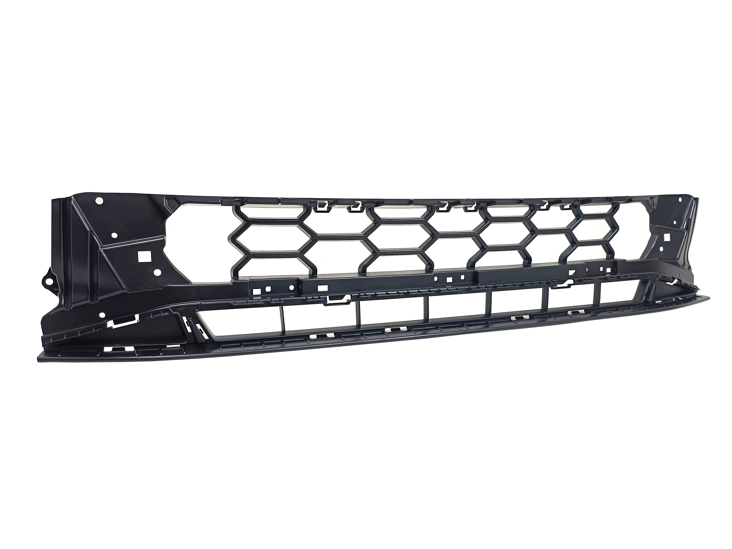 TRZY KRATKI ATRAPY NA PRZEDNI ZDERZAK AUDI A4 B9 S-LINE LIFT 2019-24 czarne - obrazek 7