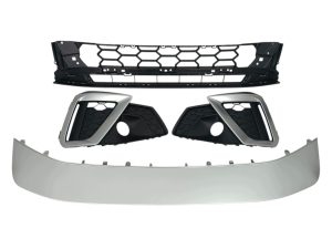 KOMPLET KRATEK ATRAP + SPOJLER NA ZDERZAK AUDI A4 B9 S-LINE LIFT 2019-2024r