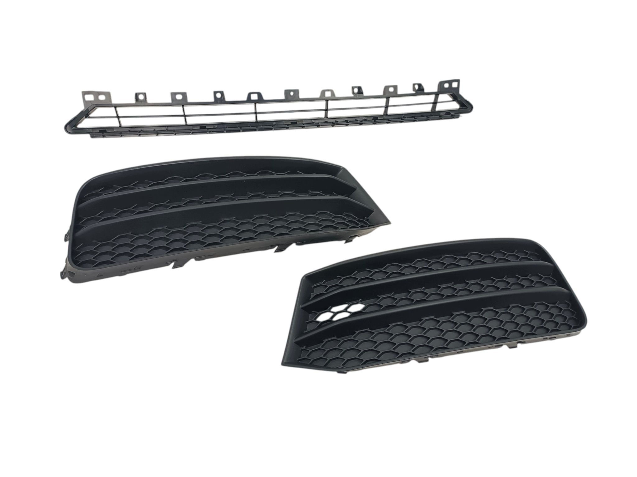 KOMPLET TRZECH ATRAP KRATEK ZDERZAKA AUDI A1 8X LIFT 2014 2015 2016 2017 18 - obrazek 11