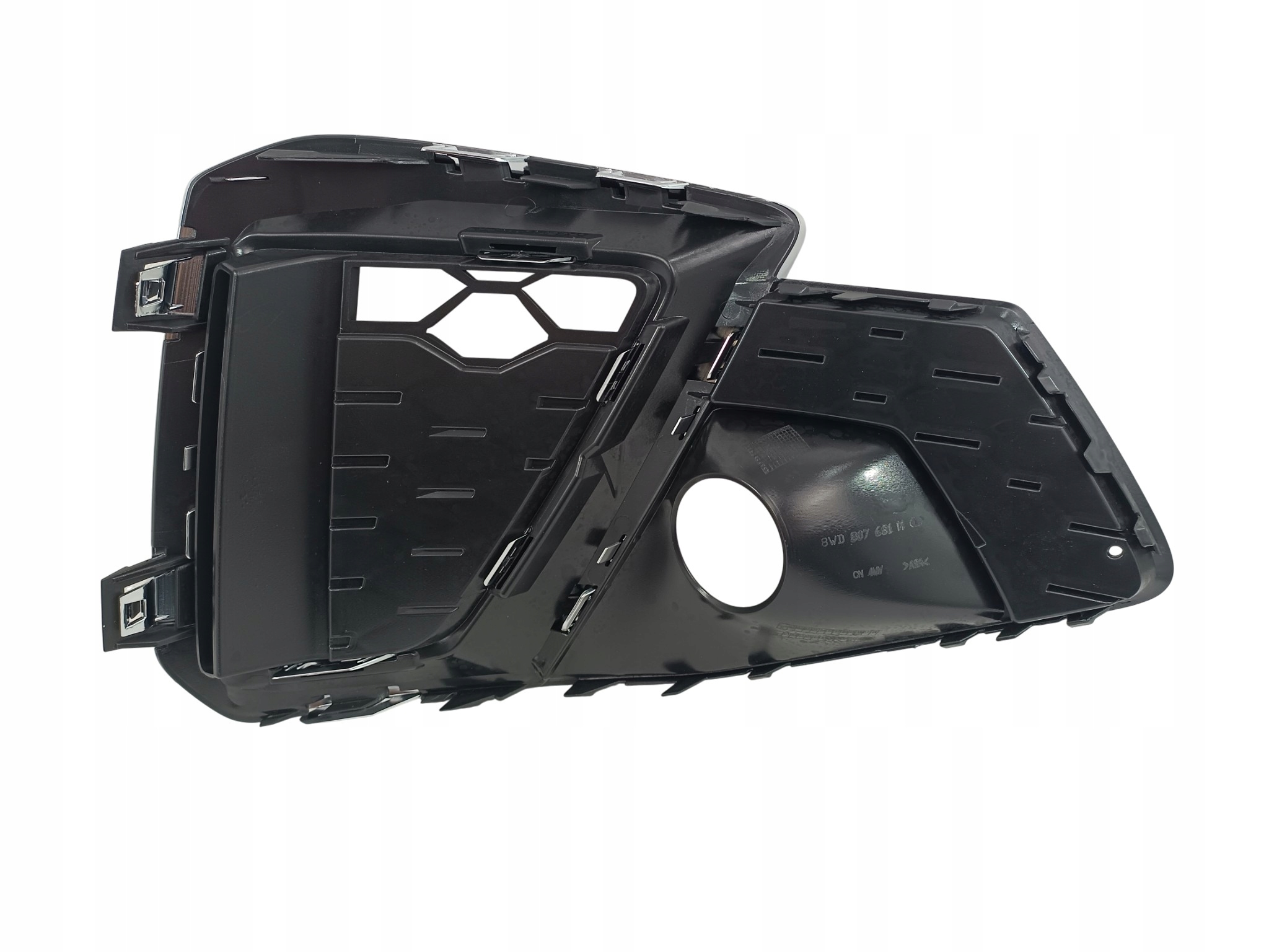 KOMPLET KRATEK ATRAP + SPOJLER NA ZDERZAK AUDI A4 B9 S-LINE LIFT 2019-2024r - obrazek 10