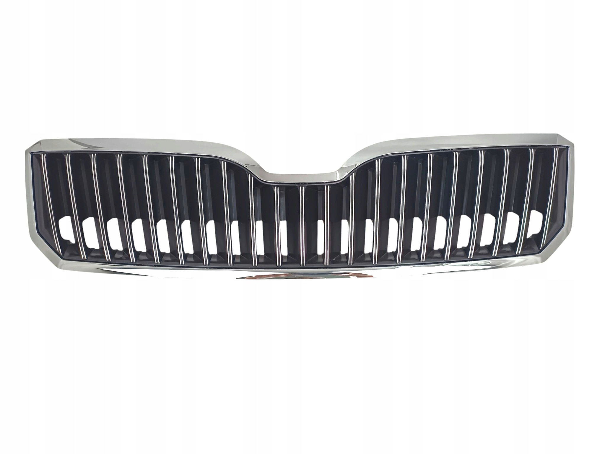 Grill Skoda Superb II 3T lift 2013–2015 – chromowane listwy