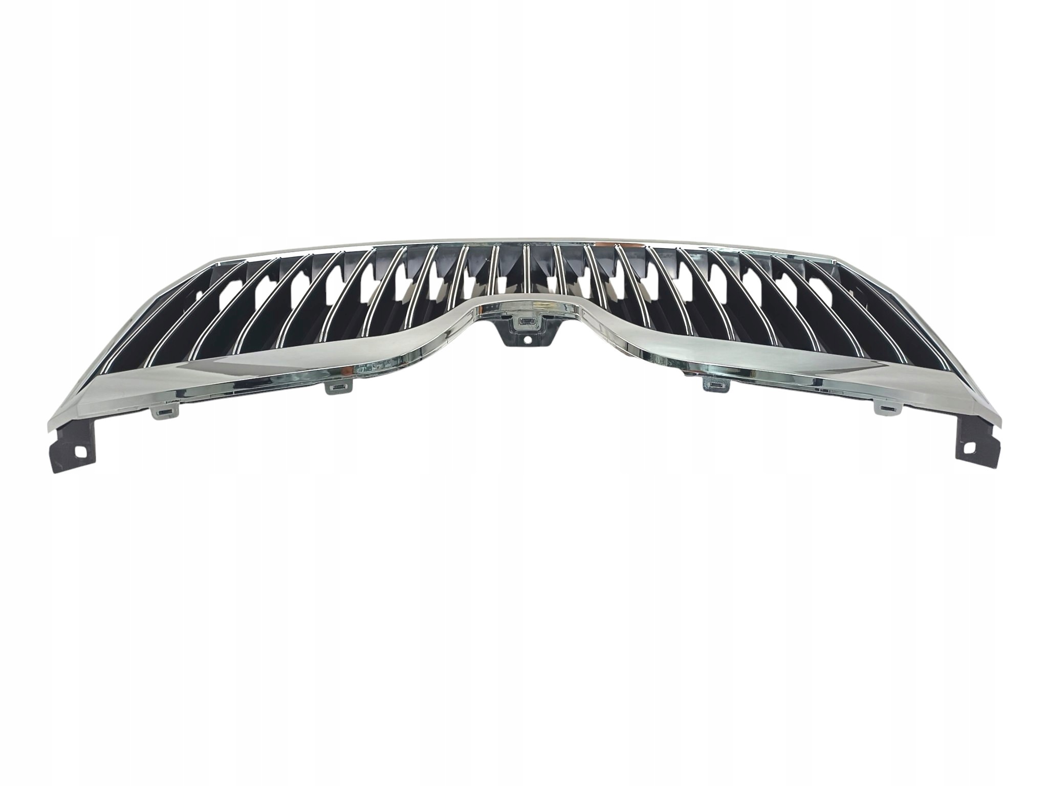 Grill Skoda Superb II 3T lift 2013–2015 – chromowane listwy