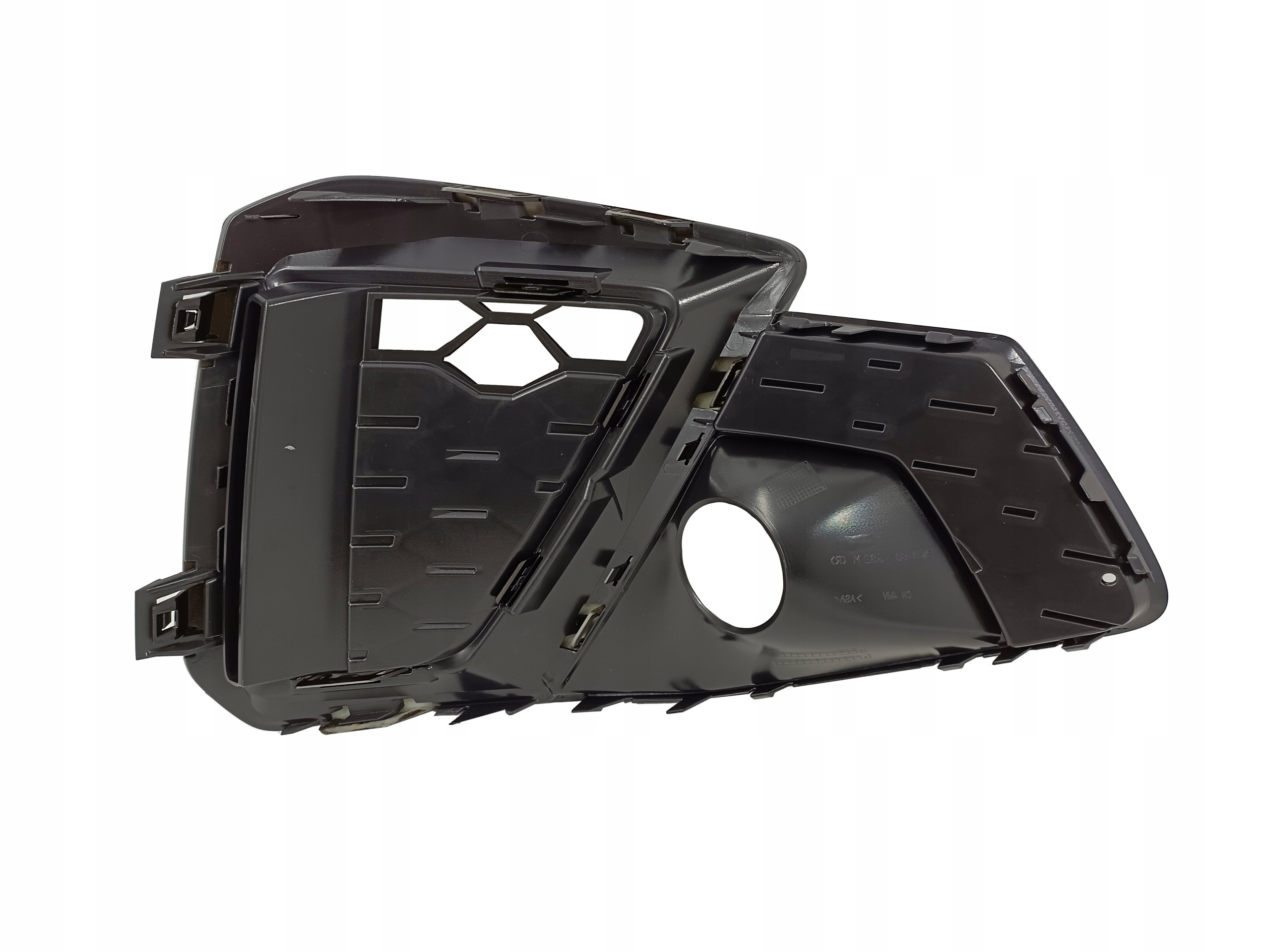Lewa kratka atrapa radaru ACC Audi A4 B9 S-Line lift 2019–2024 czarna - obrazek 4