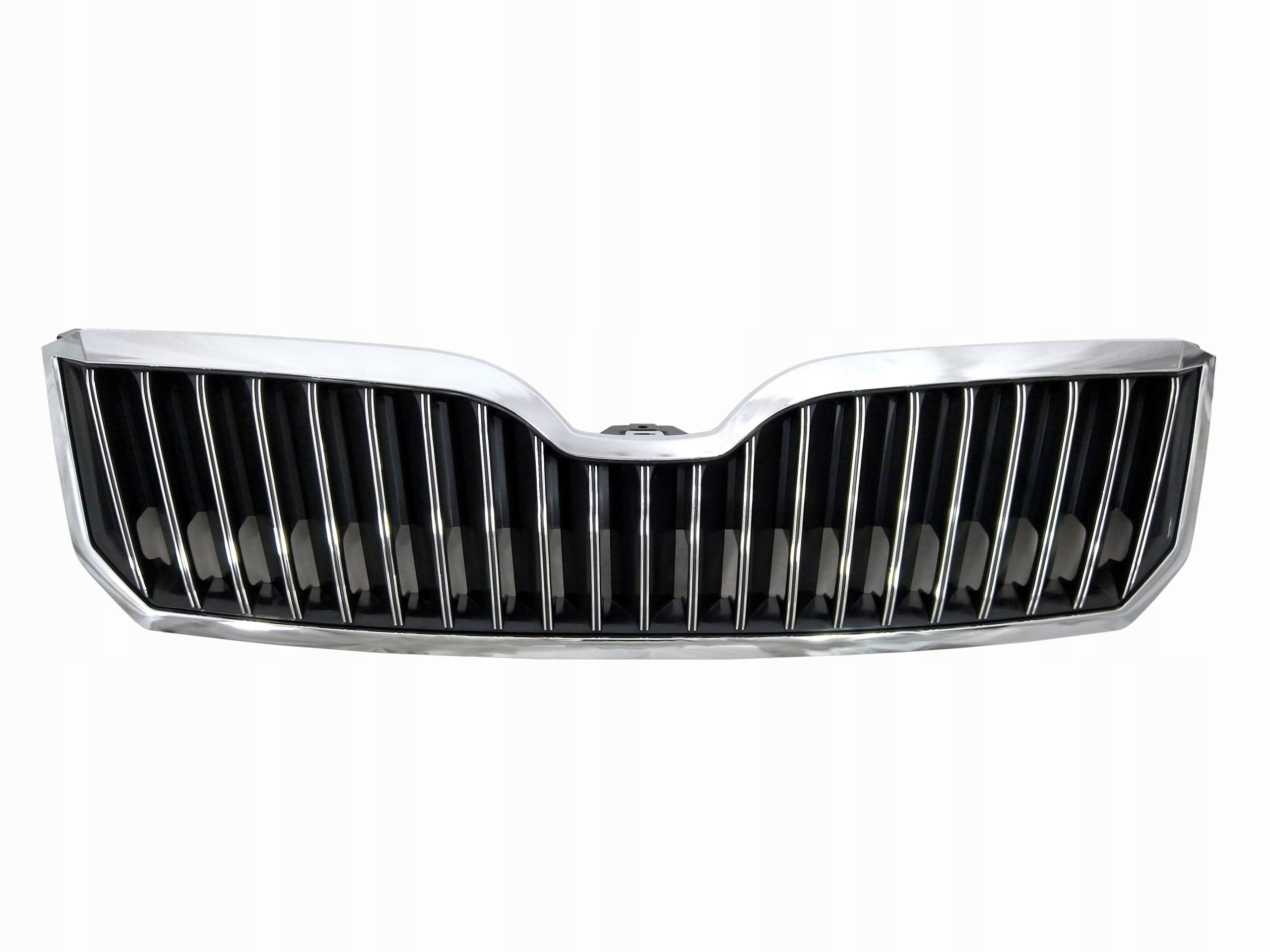 Grill Skoda Superb II 3T lift 2013–2015 – chromowane listwy